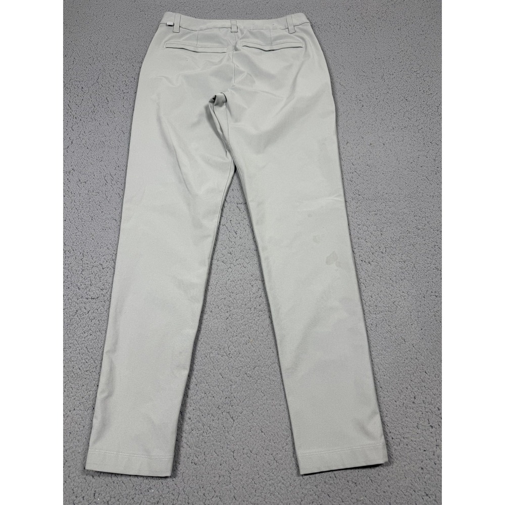 Lululemon Pants Mens 28 Gray Woven Khakis Slim Fit Tapered Zip Pocket‎ Casual - Picture 8 of 10